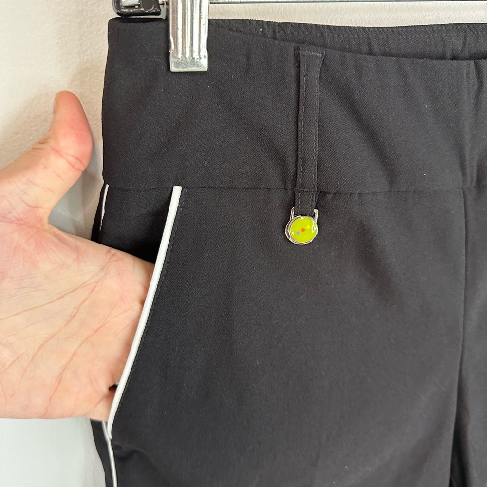 Swing Control Pull on Golf Shorts Womens Size 4 Black High Rise - Picture 5 of 10